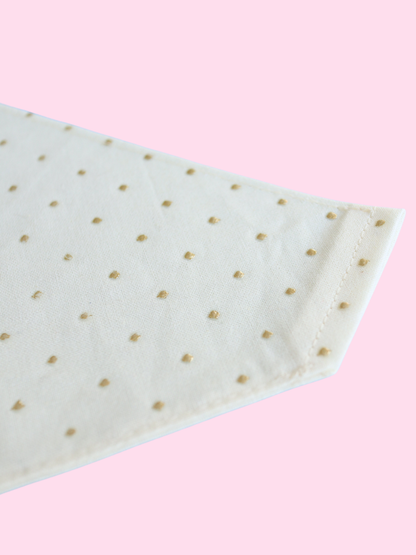 Champagne Luxe Over the Collar Bandana