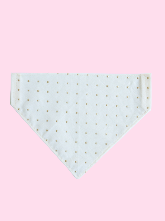 Champagne Luxe Over the Collar Bandana