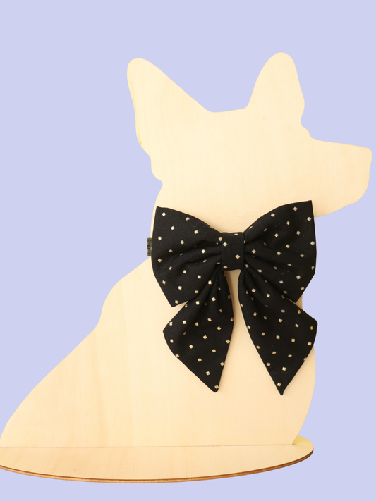 Black Tie Luxe Pet Sailor Bow