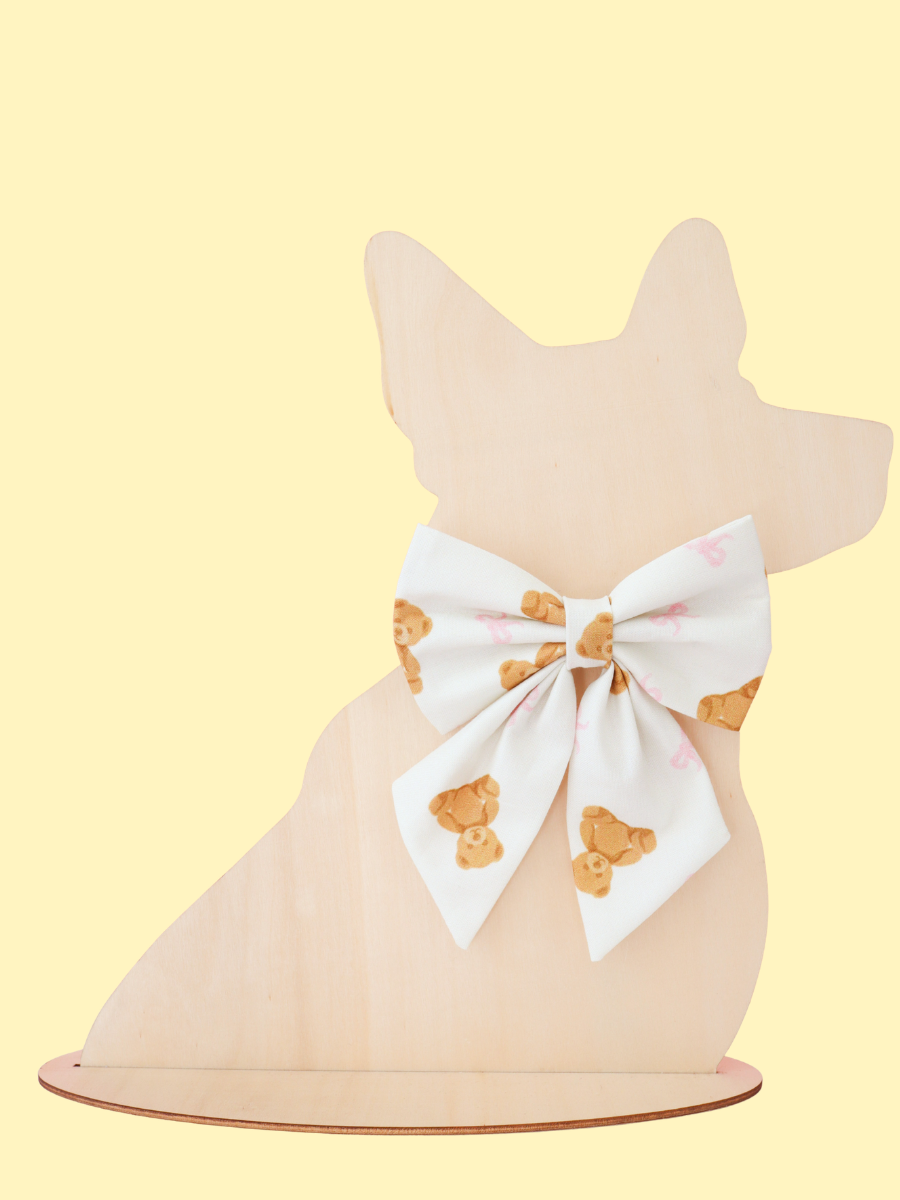Baby Bear Pet Sailor Bow