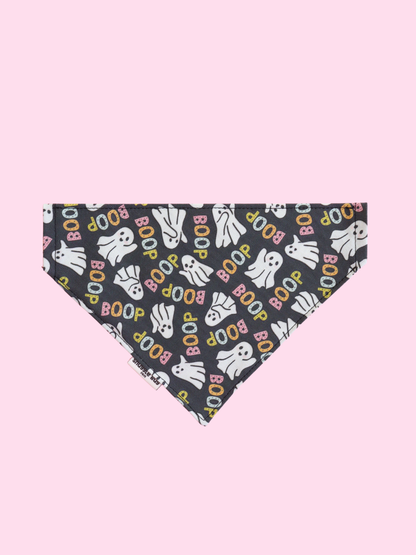 Boop or Treat Over the Collar Bandana