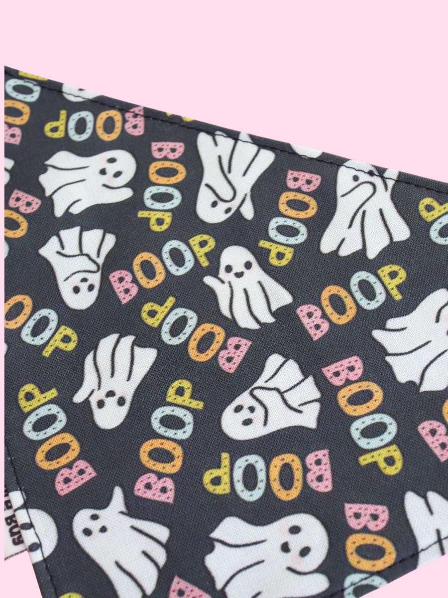 Boop or Treat Over the Collar Bandana