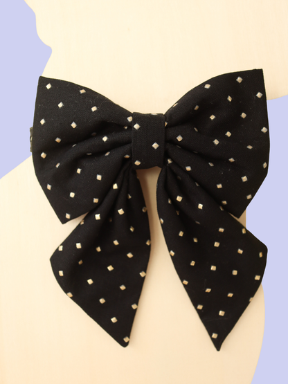 Black Tie Luxe Pet Sailor Bow