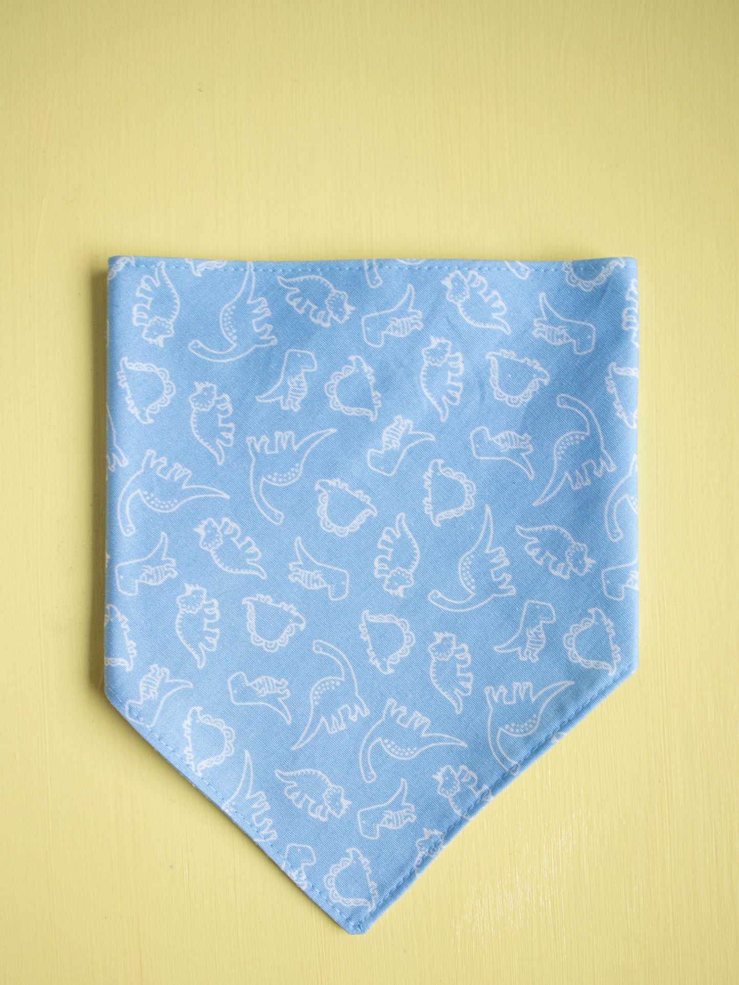 Blue Dinosaur Snap Bandana