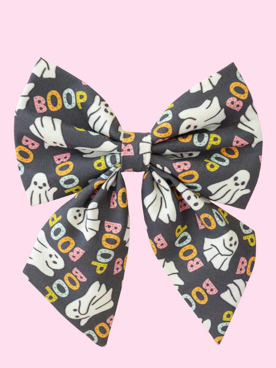 Boop or Treat Pet Sailor Bow