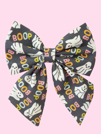Boop or Treat Pet Sailor Bow