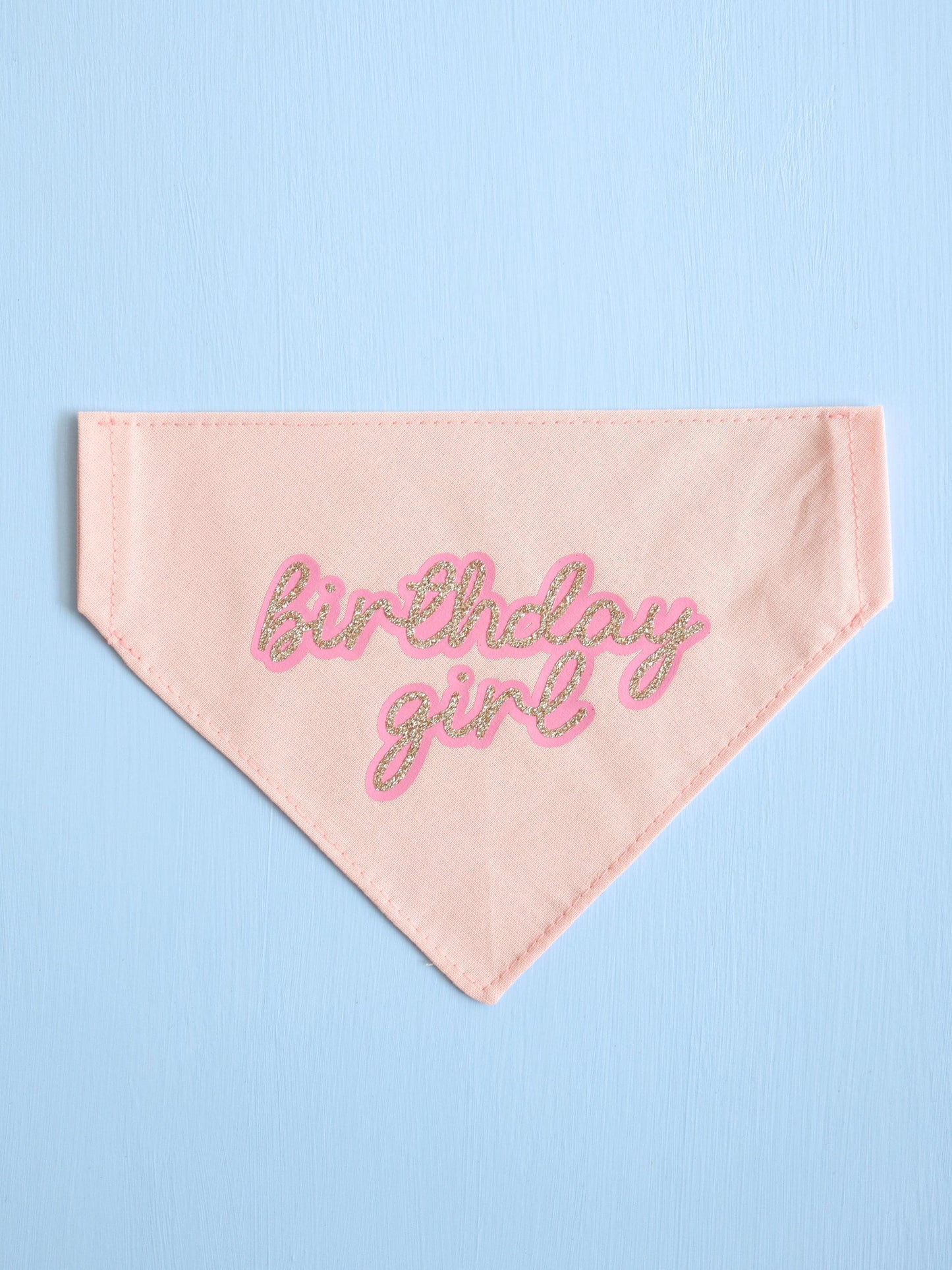 Birthday Girl Over the Collar Bandana