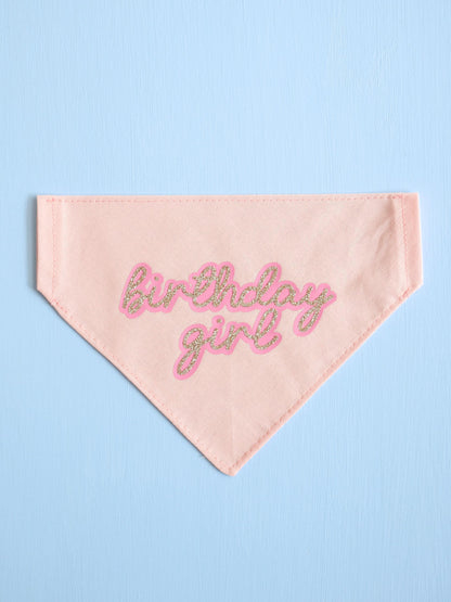 Birthday Girl Over the Collar Bandana