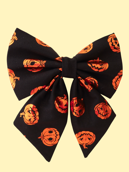 Pumpkin Party Pet Sailor Bow