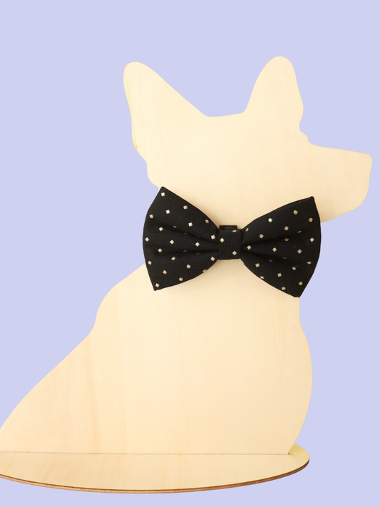 Black Tie Luxe Pet Bow Tie