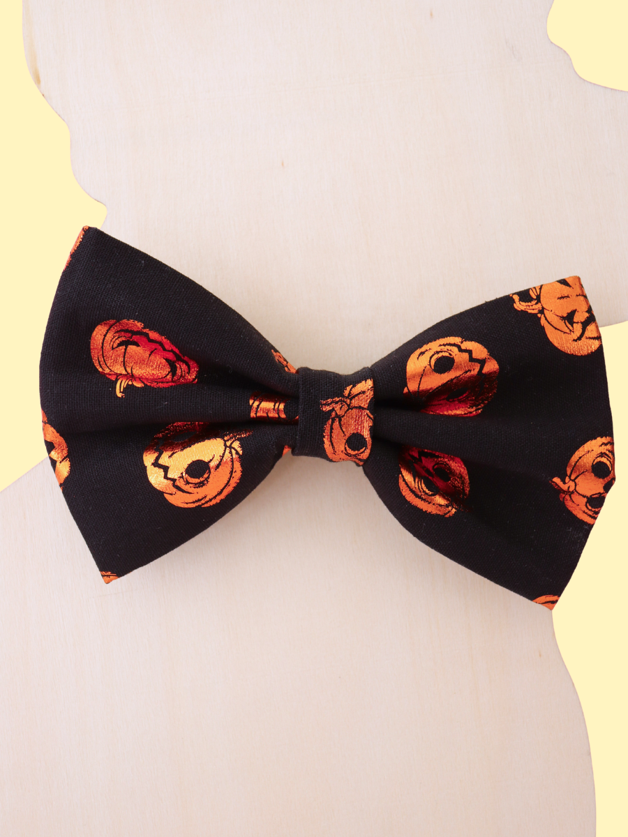 Pumpkin Party Pet Bow Tie