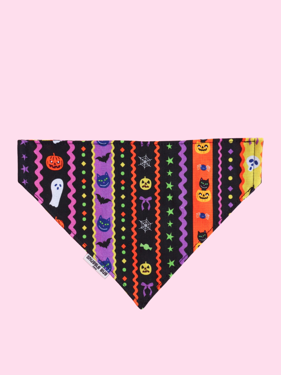Scary Squiggles Over the Collar Bandana