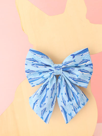 Swim Squad Pet Sailor Bow