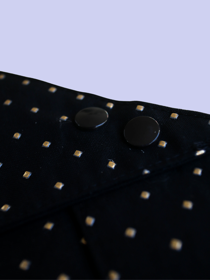 Black Tie Luxe Snap Bandana