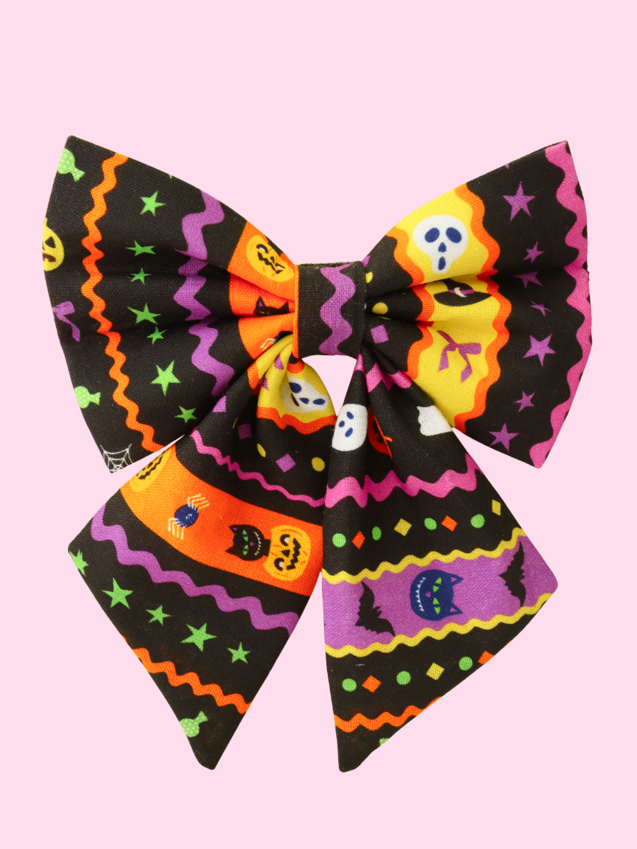 Scary Squiggles Pet Sailor Bow