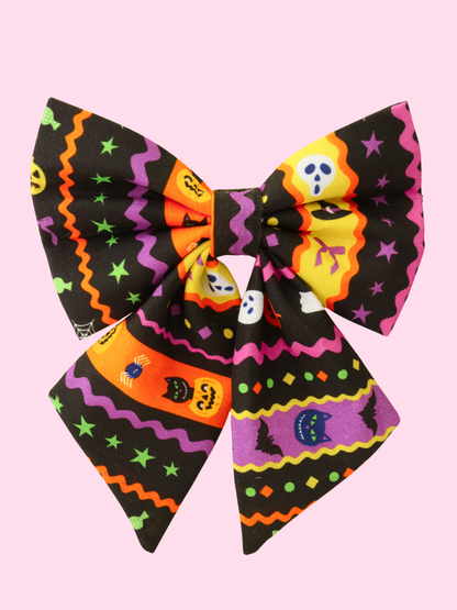 Scary Squiggles Pet Sailor Bow
