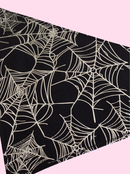 Cobweb Cutie Over the Collar Bandana