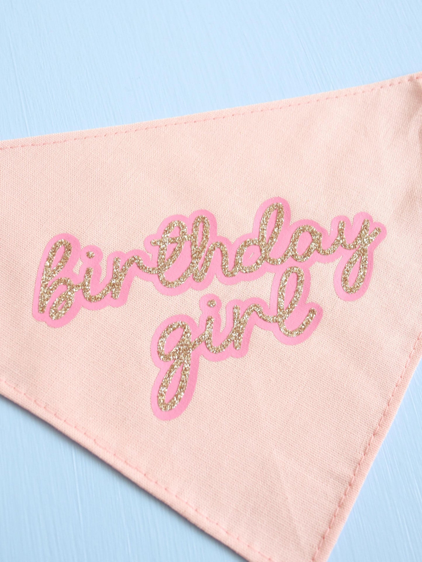 Birthday Girl Over the Collar Bandana