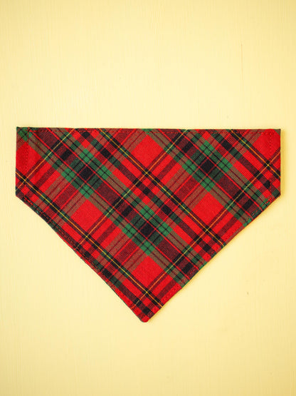 Classic Tartan Over the Collar Bandana