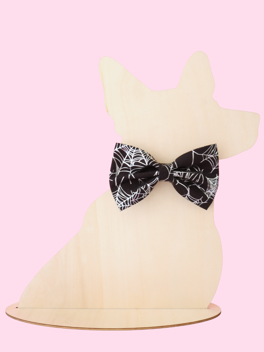 Cobweb Cutie Pet Bow Tie