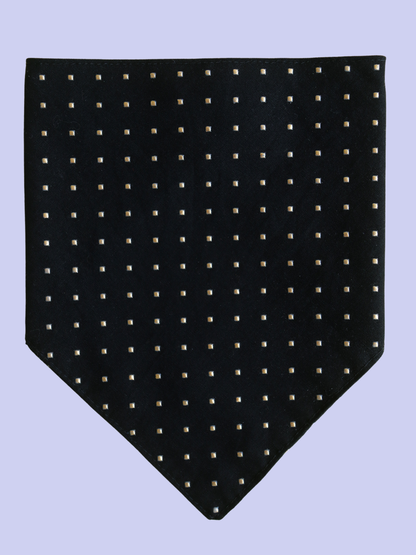 Black Tie Luxe Snap Bandana