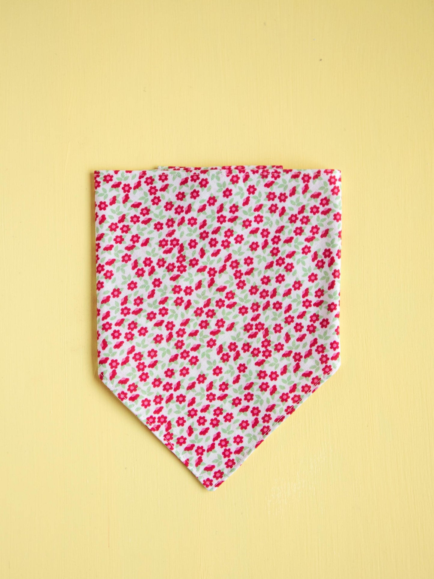 Red Blossom Snap Bandana