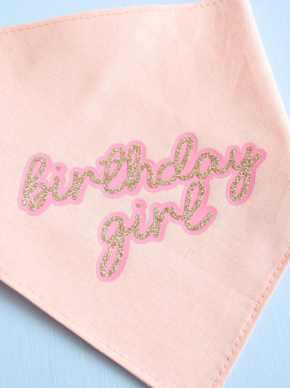 Birthday Girl Snap Bandana