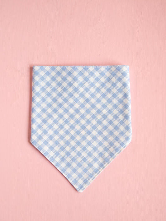 Bluebell Gingham Snap Bandana