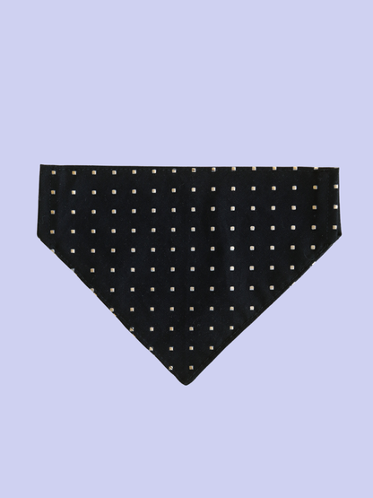 Black Tie Luxe Over the Collar Bandana