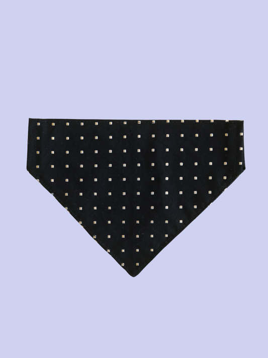 Black Tie Luxe Over the Collar Bandana
