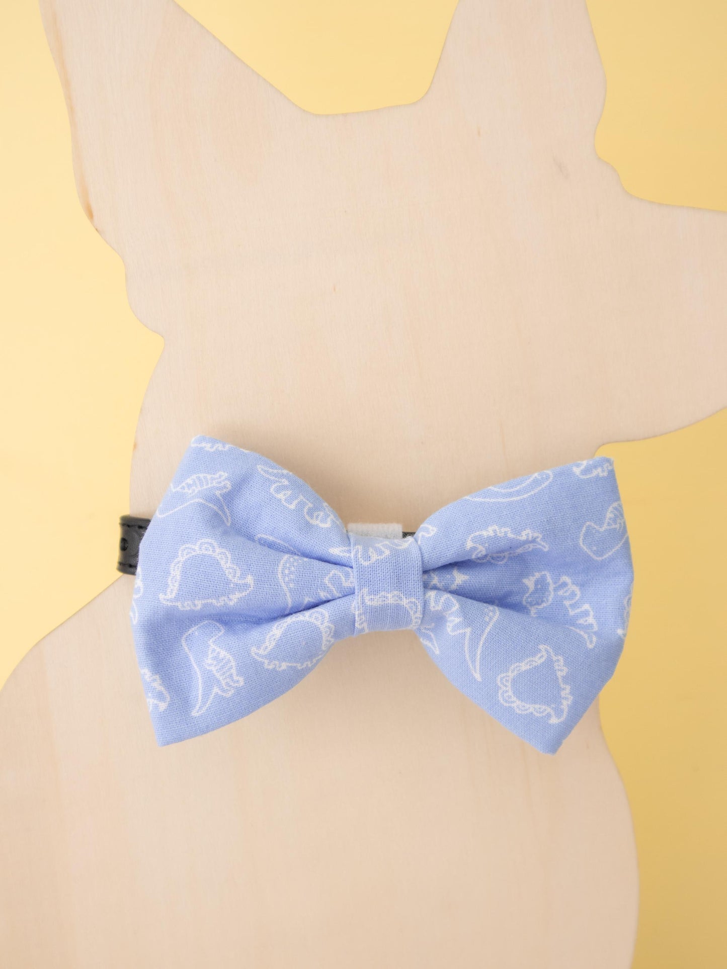 Blue Dinosaur Pet Bow Tie