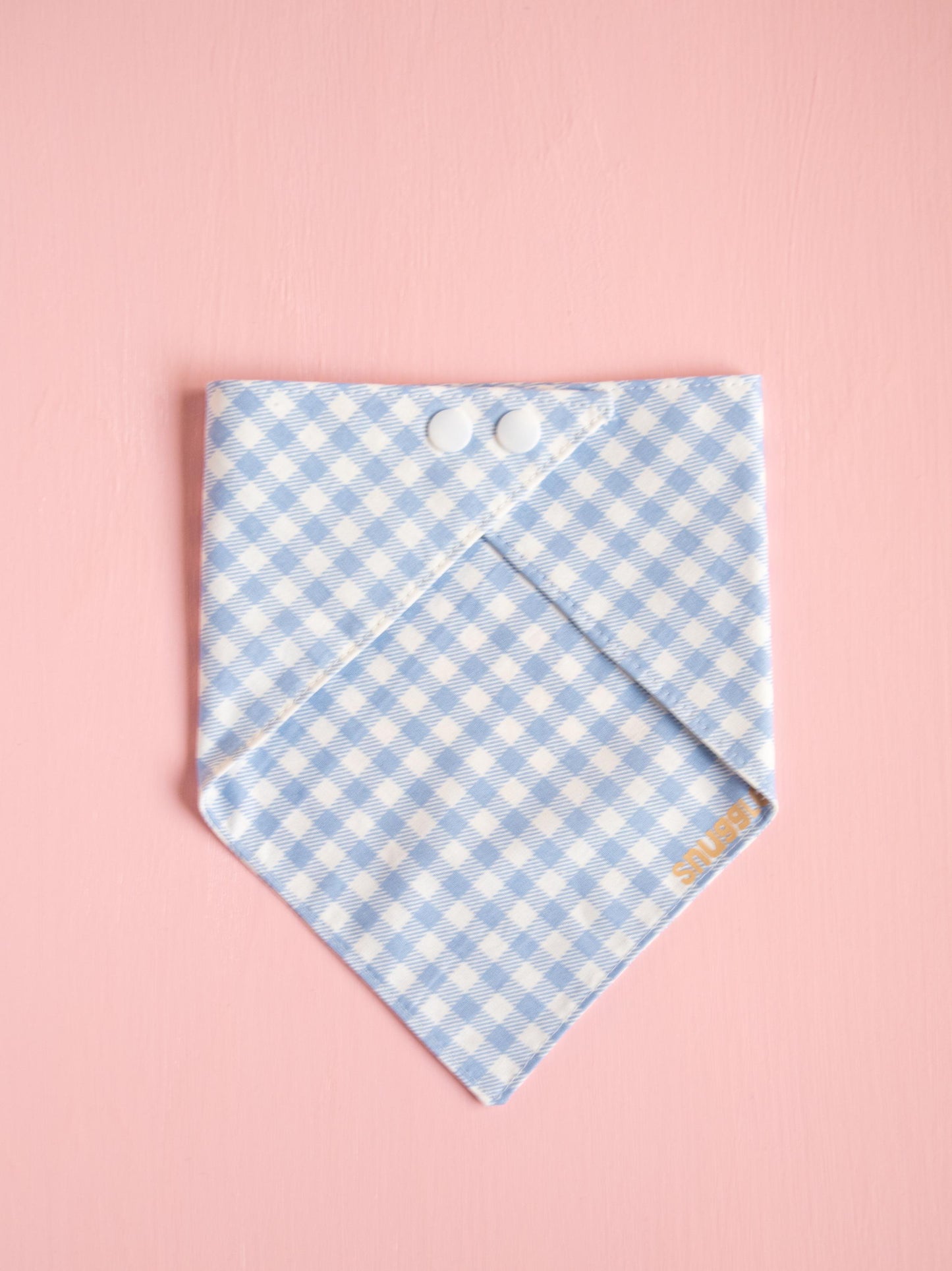 Bluebell Gingham Snap Bandana