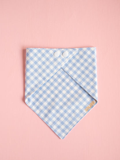 Bluebell Gingham Snap Bandana