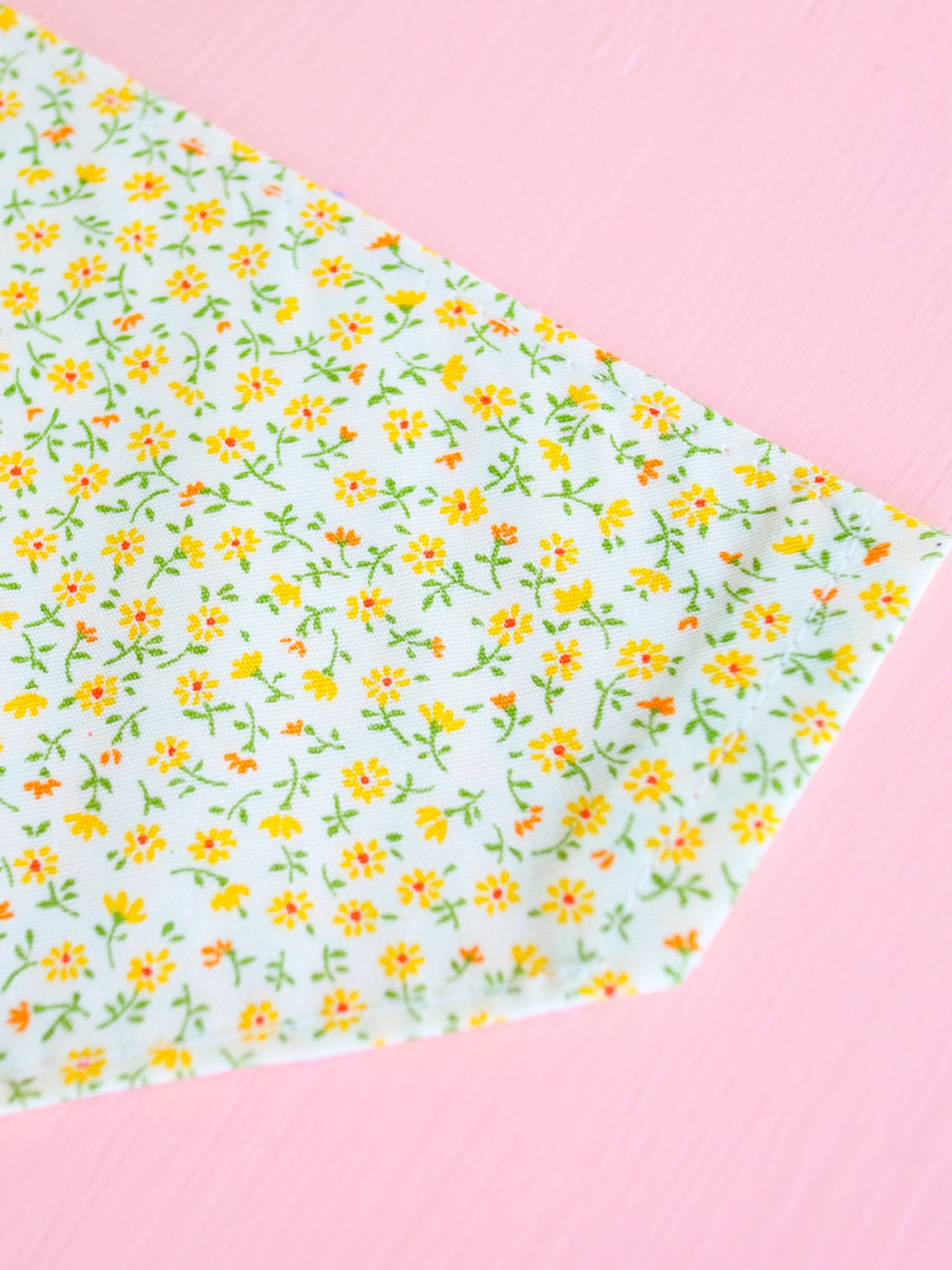 Buttercup Bloom Over the Collar Bandana