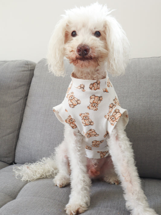 Beary Cute Sleeveless Pet Shirt