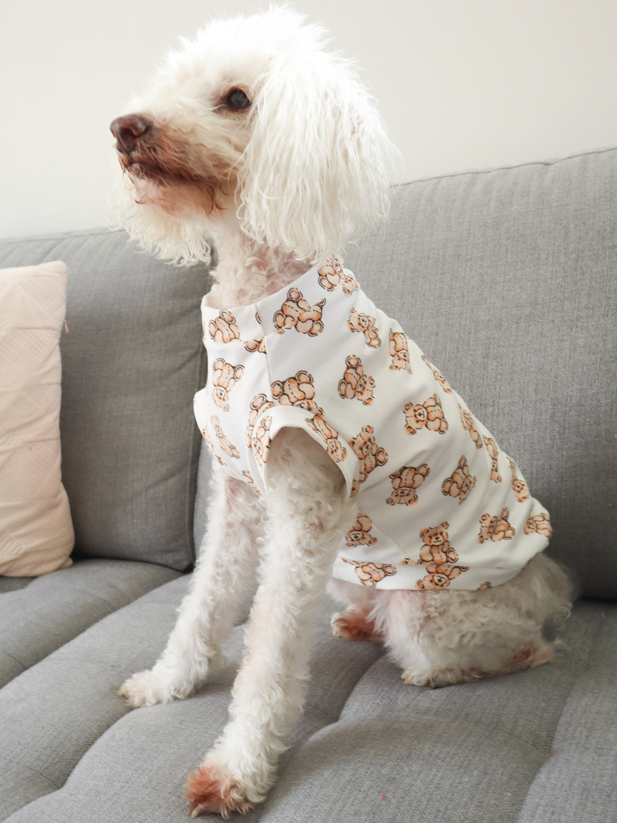 Beary Cute Sleeveless Pet Shirt