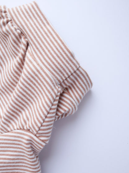Beary Brown Stripe Long Sleeve Pet Shirt