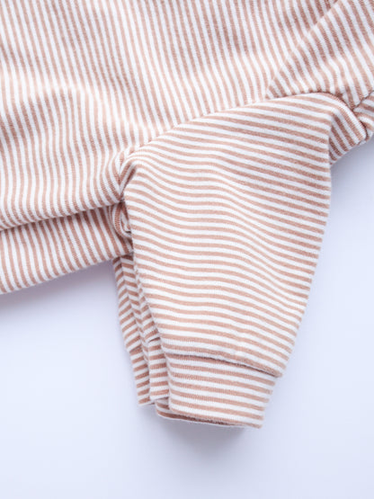 Beary Brown Stripe Long Sleeve Pet Shirt