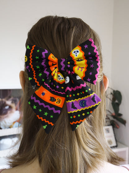 Scary Squiggles Hair Bow