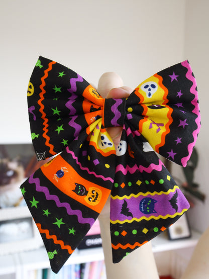 Scary Squiggles Hair Bow