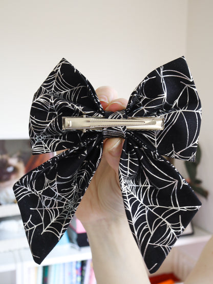 Cobweb Cutie Hair Bow