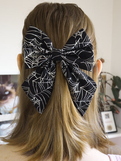 Cobweb Cutie Hair Bow