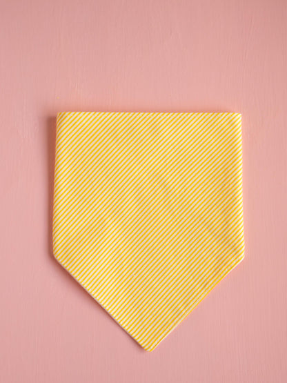 Lemon Sorbet Stripe Snap Bandana