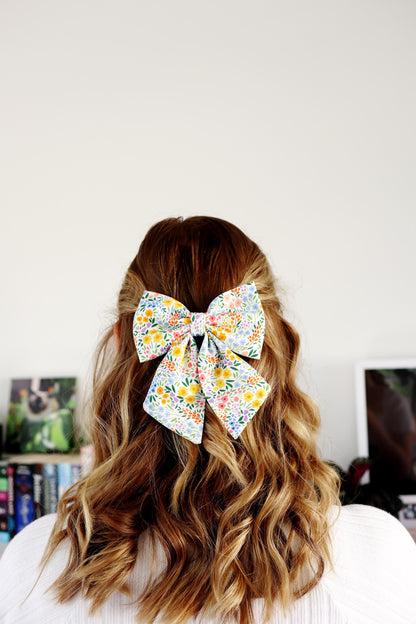 Golden Hour Garden Hair Bow