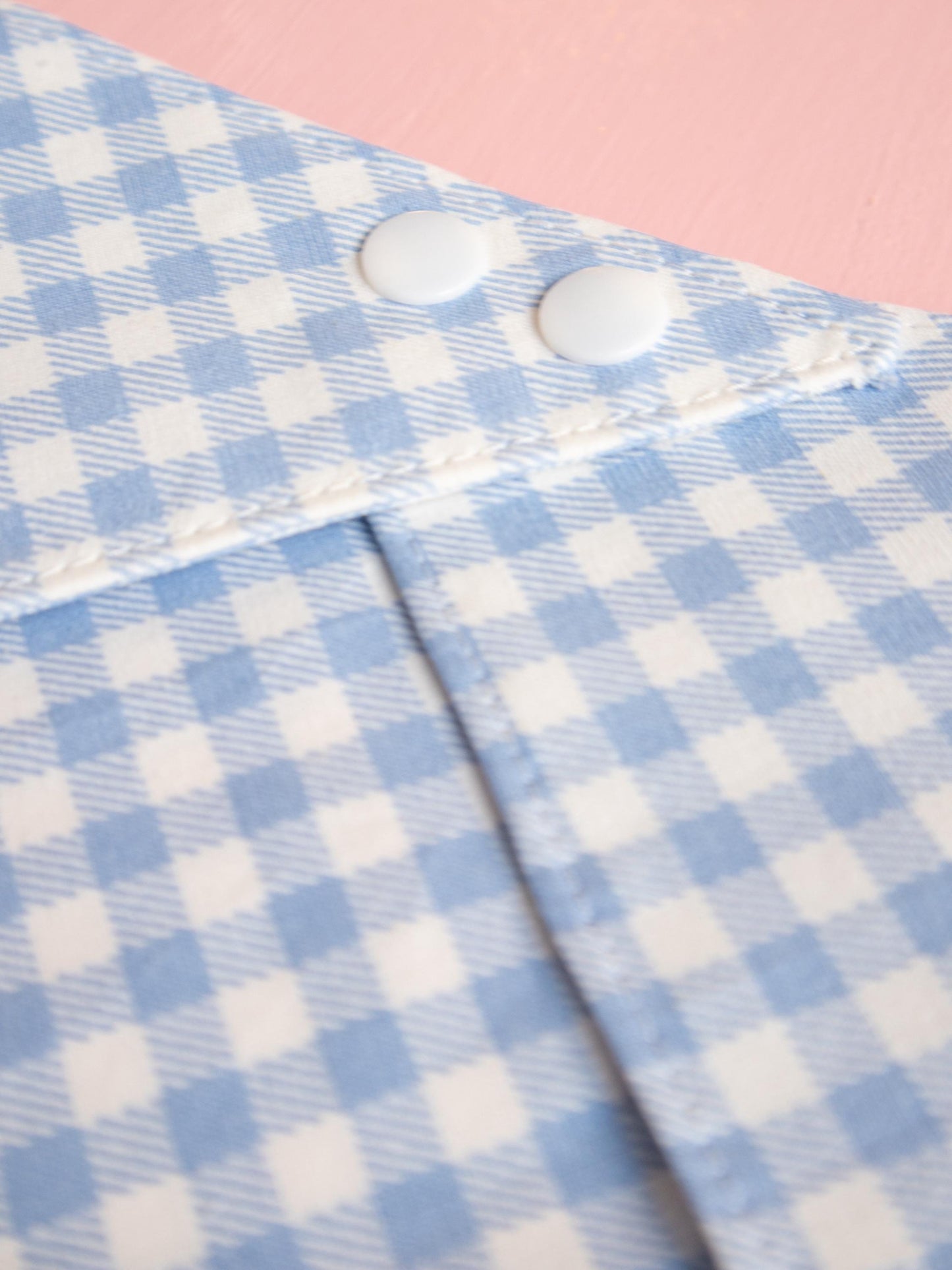 Bluebell Gingham Snap Bandana