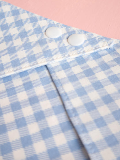 Bluebell Gingham Snap Bandana