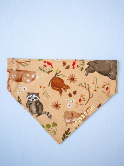 Forest Friends Over the Collar Bandana