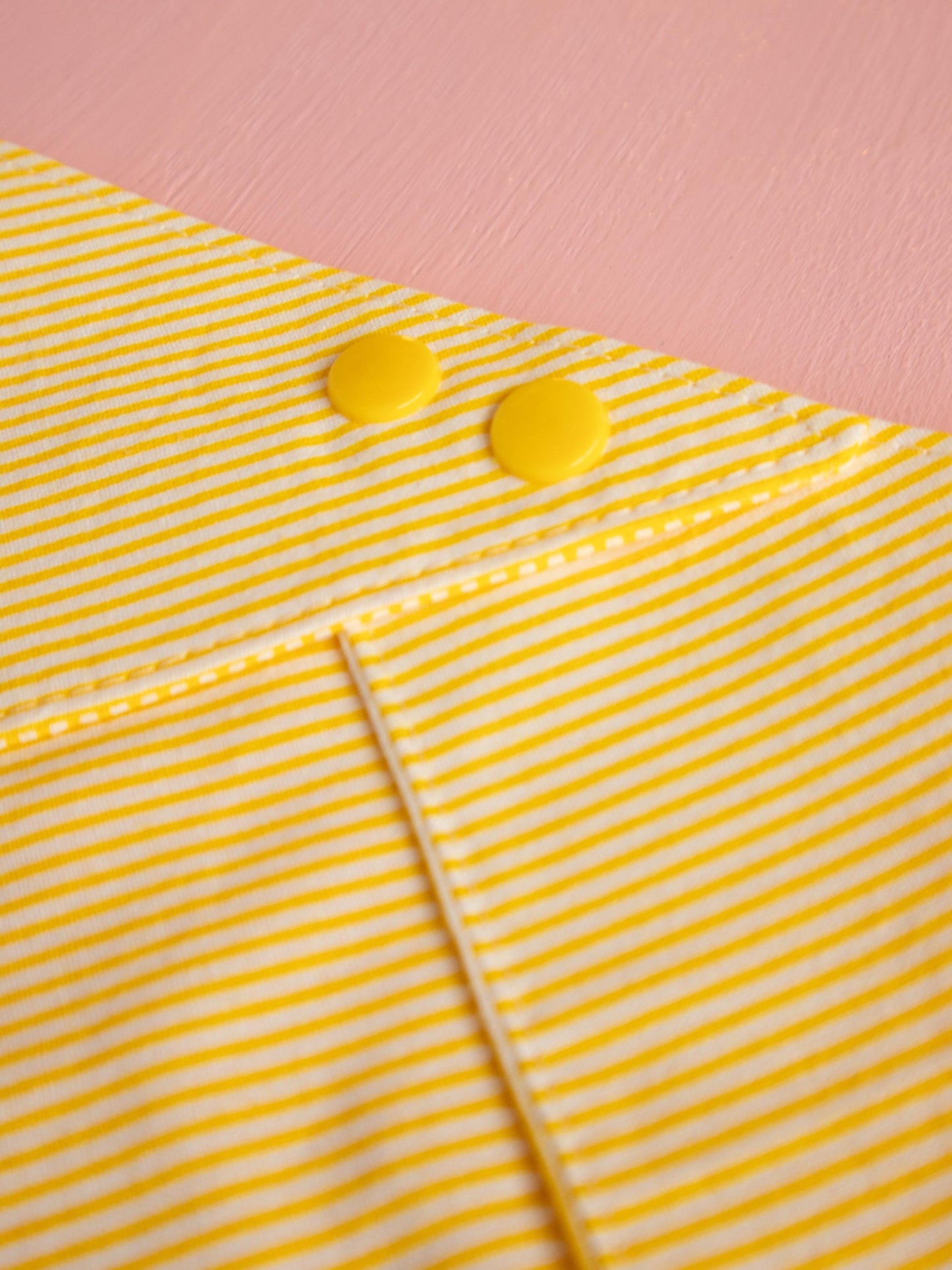 Lemon Sorbet Stripe Snap Bandana