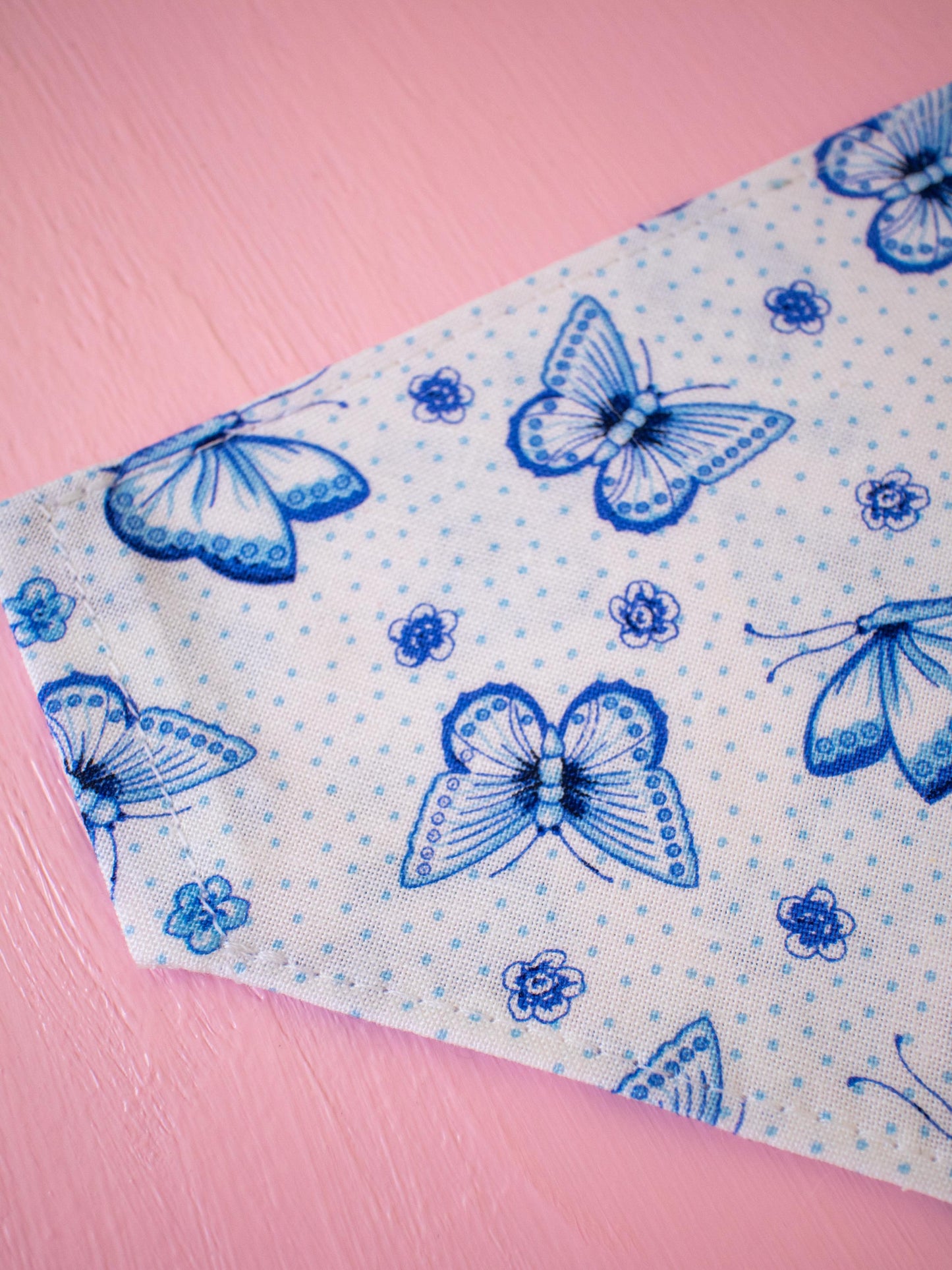 Butterfly Breeze Over the Collar Bandana