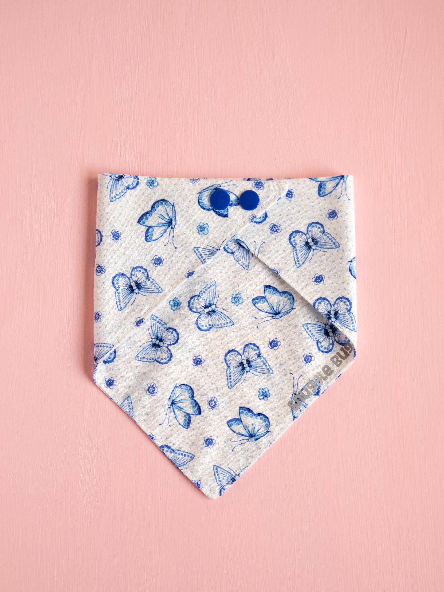 Butterfly Breeze Plaid Snap Bandana